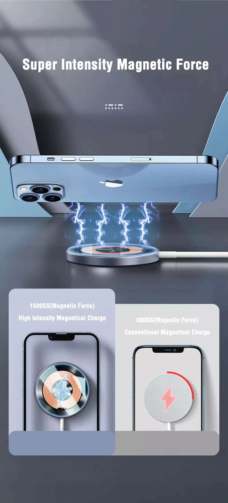 Usams 15W Fast Wireless Charger Transparent-03
