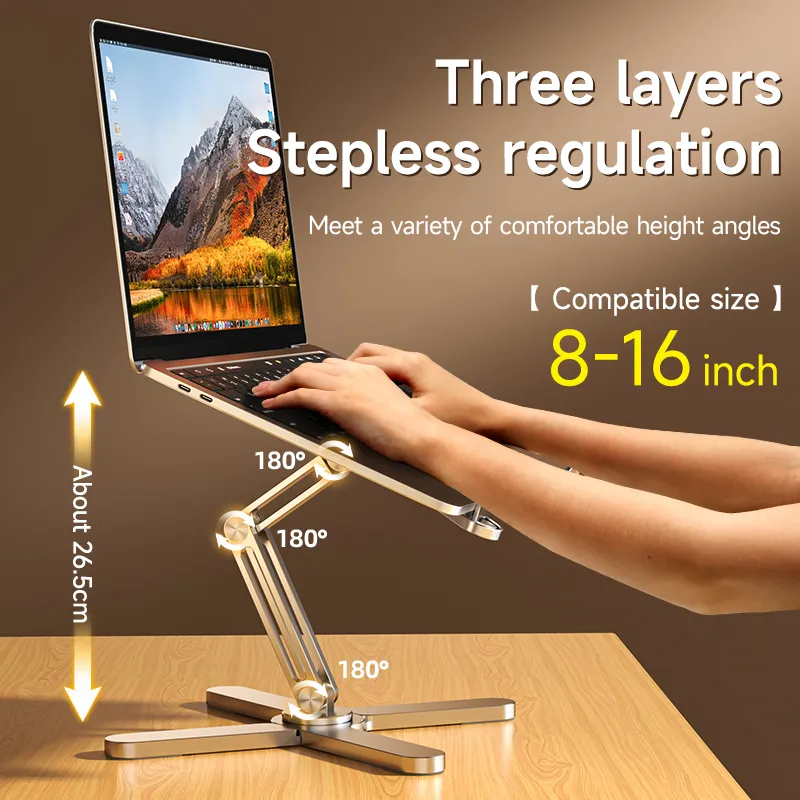 Giá Đỡ Laptop Gấp Gọn Xoay 360 Độ-03