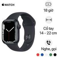 Apple Watch Series 7 45Mm (Gps) Viền Nhôm Dây Cao Su | Chính Hãng Vn/A