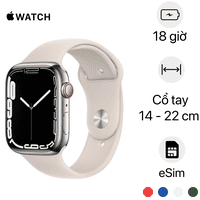 Apple Watch Series 7 41Mm (4G) Viền Thép Dây Cao Su | Chính Hãng Vn/A