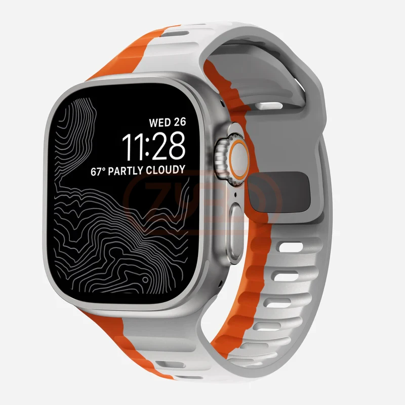 Sport-waterproof-strap-for-apple-watch-series-42-38-44-40mm-49mm-45mm-soft-silicone-rubber