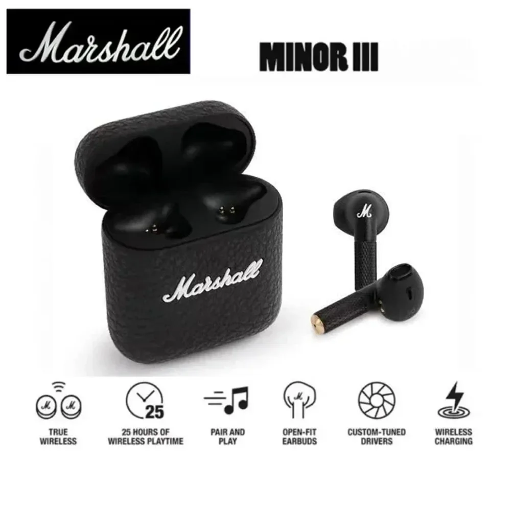 Marshall-Minor-Iii-True-Wireless-Bluetooth-5-0-Headset-In-Ear-Noise-Reduct-Earbuds-Hifi-Subwoofer-1