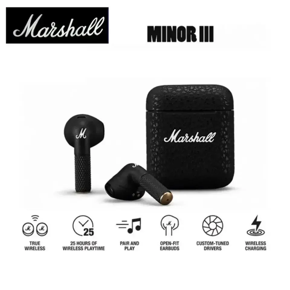 Marshall-Minor-Iii-True-Wireless-Bluetooth-5-0-Headset-In-Ear-Noise-Reduct-Earbuds-Hifi-Subwoofer