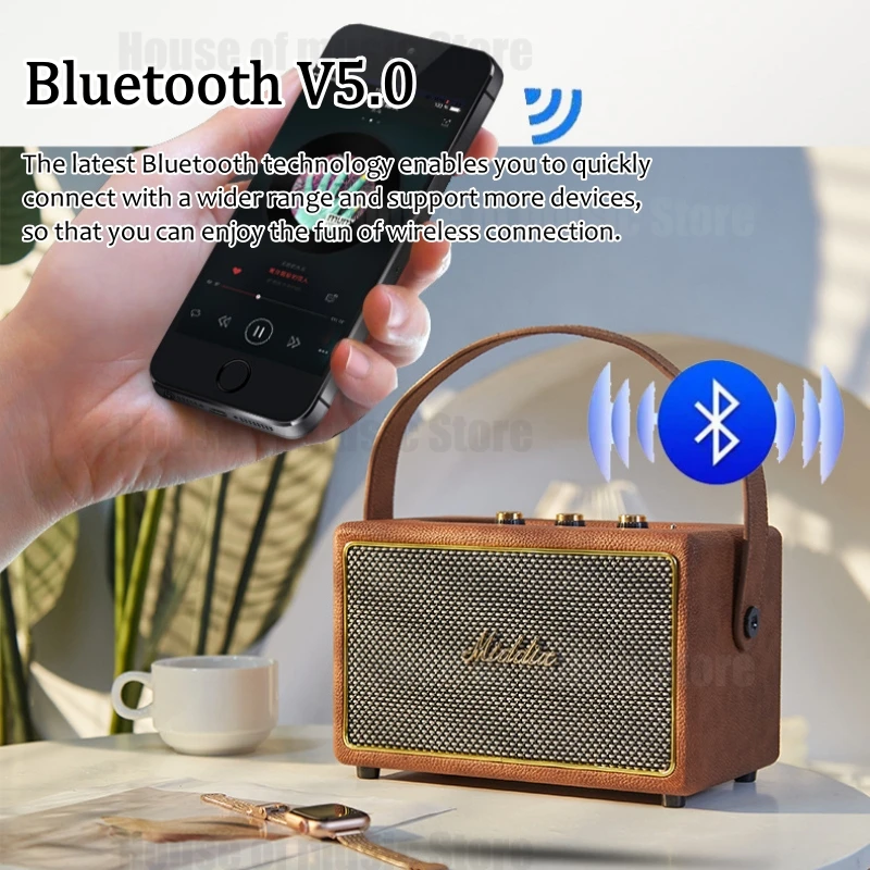 Middix-30W-Bass-Diaphragm-Active-Speakers-Retro-Wooden-Full-Range-Bluetooth-Speakers-Portable-Wireless-Subwoofer-Support-2